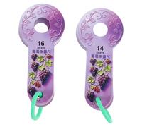 PRETYZOOM 2 Pièces Règle de Classement pour Raisins en Plastique Pourpre, Portable Opération Main, Tri Après Récolte Marchés Fermiers