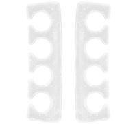 PRETYZOOM 2 pièces Séparateurs Orteils Transparents Silicone Souple pour Pédicure Écarteurs Orteils Réutilisables pour Femmes Outils Pratiques pour Éviter le Contact Du Vernis et Maintenir