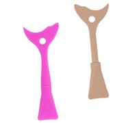 PRETYZOOM 2 pièces Silicone Mascara Shield Tool Eyelash Guard Pads For Precise Eyeshadow Makeup Protection Easy-to-use Eyeliner Applicator For Lash Line