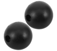 PRETYZOOM 2 Pièces Support Accessoire Portable et Léger en Caoutchouc Noir pour Diapason Protection et Stabilité Contemplation et L'usage en Déplacement