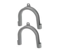 PRETYZOOM 2 Pièces Support de Tuyau U pour Machine à Laver Crochet de Tuyau Évacuation de Vidange Forme de U pour Rangement Compact et Organisation Espace