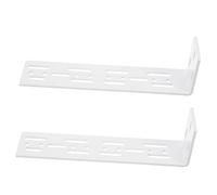 PRETYZOOM 2 pièces Support Mural pour Tringle de Rideau Électrique Lot de Fixation Robuste Installation Facile et Silencieuse Accessoires pour Rails de Rideaux