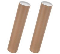 PRETYZOOM 2 Pièces Tube Postal Robuste avec Bouchons aux Extrémités X Lot pour Stockage et Transport Sécurisé de Documents
