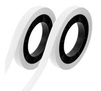 PRETYZOOM 2 Rouleaux Bandes Monétaires en Papier Blanc pour Organiser, Solution de Fixation Facile à Utiliser, pour Banque et Restaurants
