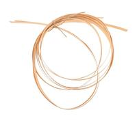 PRETYZOOM 2 Rouleaux de Bandes en Bambou Naturel Beige pour Vannerie, Surface Lisse et Facile à Façonner, Matériel pour Loisirs Créatifs et Réparation de Meubles