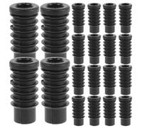 PRETYZOOM 20 Pièces Bouchon De Tuyau De Roulette roulettes Table À Langer Housse De Roulette Bouchon De Roue Housse De Protection Chaise Roulante Roues Pivotantes Cas Bouchon De Roue Cas