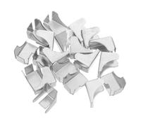 PRETYZOOM 20 pièces Clip de Support Étagère Clips de Remplacement Triangulaires pour Armoires de Bureau Rangement Intérieur et Systèmes de Rayonnage Compatible avec Étagères Standards
