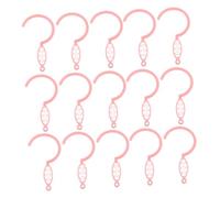 PRETYZOOM 20 Pièces Crochet Plastique Support Moustiquaire Crochet Rideau Extérieur pour Lit Berceau Pergola Clips Fixation