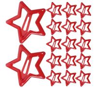 PRETYZOOM 20 pièces Lot de Pinces Cheveux Étoiles Métalliques Résistantes Accessoires Coiffure Snap pour Femmes et Filles Clips Cheveux Petits Design Cinq Pointes pour Fêtes et Occasions
