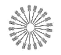 PRETYZOOM 20 pièces Manicure File Bit Set Carbide Nail Drill Heads Metal Grinding Tools For Natural And Gel Nails