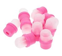 PRETYZOOM 20 Pièces Manucure Enveloppes Dissolvantes pour Ongles Rose en Colle Résine, Confortables à Porter et Réutilisables, pour Salon Professionnel ou DIY