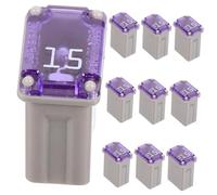 PRETYZOOM 20 Pièces Micro Fuse Automotive Square Fuse Holder Heat-resistant Shockproof Adapter For Trucks Cars Boats Circuit Protection