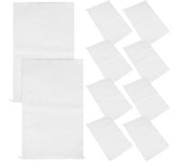 PRETYZOOM 20 Pièces Paquet de Sable Remplis d'eau en PP Blanc Doublure Imperméable, Résistants aux Charges Lourdes, pour Chantiers et Projets Paysagers