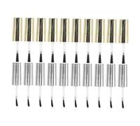 PRETYZOOM 20 pièces Replacement Gel Nail Polish Bottle Caps With Brush Small Lightweight Manicure Accessory For DIY And Professional Use