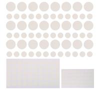 PRETYZOOM 200 pièces Autocollants Ronds Double Face Transparents Acrylique Points Adhésifs Solides sans Trace pour DIY Décorations et Fixation