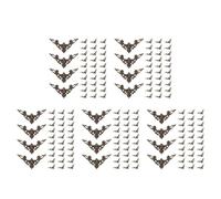 PRETYZOOM 200 Pièces Coins Décoratifs en Métal Bronze Antique pour | Protection des Bords, Pose Non Invasive, Plusieurs Épaisseurs, Finition Lisse et Élégante pour Collection