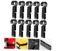 PRETYZOOM 200 Pièces Lot de Clips Antidérapants pour Casques de Sécurité Fixation Facile pour Lampes Accessoires pour Casques de Chantier et Mineurs
