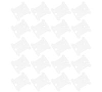 PRETYZOOM 200 pièces Organisateur Bobines Plastique Transparent pour Broderie Planche à Enrouler Fil Point Croix avec Fentes et Trous Suspendus Rangement Fil Couture et Travaux Aiguille