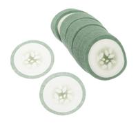 PRETYZOOM 200 Pièces Patchs Yeux en Tissu Non Tissé Imprimé Concombre, Soins Doux Peau, Masque Oculaire Créatif pour Usage à Domicile