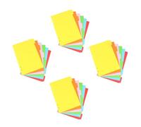 PRETYZOOM 24 pièces Intercalaires Papier Détachable pour Cahier à Anneaux Organisateur Pratique et Remplacement