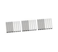 PRETYZOOM 24 Pièces Kit de Tiges Électrolyseurs et Aluminium Robustes pour Test de Qualité Eau Outil Complet pour Anode Rv et Électroaimants