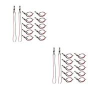 PRETYZOOM 24 Pièces Mini Bouton Poussoir Momentané Noir 2 Broches | Contacts Plaqués Or, Réarmement Automatique, pour Panneaux, Kits DIY et Circuits Hobby, Plastique Noir