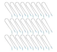 PRETYZOOM 24 pièces Pinces de Remplacement pour Bigoudis Électriques Lot de Clips U Inoxydable Résistants Chaleur pour Maintien Sécurisé des Chauffants Compatibles avec Divers Types de