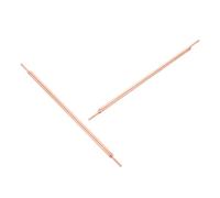 PRETYZOOM 2pcs Embouts de Buse de Soudage Plats en Cuivre Alumine pour Soudeuse par Points, Transfert Thermique et Durabilité Prolongée, Accessoires pour Atelier Industriel