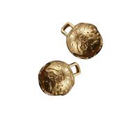 PRETYZOOM 2pcs Ornements de Cloche en Laiton Rétro pour Décoration DIY, Pendentifs Artisanaux Simples et Suspendus, Accessoires Présents Élégants