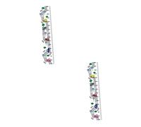 PRETYZOOM 2pièces Autocollant Mural Créatif Amovible Pour Mesurer Garçon Fille Décoration Avec Échelle De Pour Chambre Garçon Fille Salle De Bain Ou Chambre à Coucher