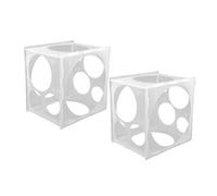 PRETYZOOM 2pièces Boîte De Mesure Pour Ballons Plastique Outil De Mesure Pour Artistes De Ballons De Facile à Utiliser
