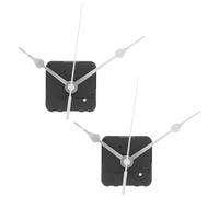 PRETYZOOM 2pièces Kit de Mécanisme Horloge à Quartz Silencieux avec Mouvement Inverse de Rechange pour Horloge Murale et Pendule Aiguilles Précises Fonctionnement sur Piles pour Réparation