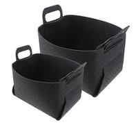 PRETYZOOM 2pièces Lot De Paniers De Rangement Pliables Pour Divers Accessoires De Maison Boîte à Collation Simple Et Pratique Sans Encombrer Votre Espace