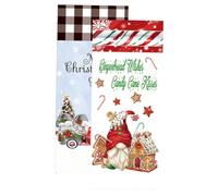 PRETYZOOM 2pièces Manchons pour Bouteilles de Vin Bière Décorations de Noël Pliables Protections pour Bouteilles