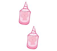 PRETYZOOM 2pièces Panier De Rangement Pliable Suspendu Maille Pour Vêtements Panier Pratique Et Économiseur Espace Pour Salle De Bain Chambre Et Organisation Domestique Chat