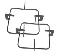 PRETYZOOM 2pièces Support De Cuisinière à Gaz Lot Pour Maison Anneau De Support De Casserole De Manique Accessoire De Cuisinière