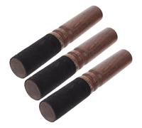 PRETYZOOM 3 Maillets en Bois pour Bol Chantant Tibétain, Bâtonnets Compacts Poignées Ergonomiques, Conçus pour Bol de Prière et Thérapie Sonore