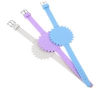 PRETYZOOM 3 Pièces Bracelet Mémo Réutilisable en Silicone, Bloc-notes Effaçable à Porter au Poignet, Bracelet à Claquer pour Listes de Tâches, pour Garçon et Filles et Adultes