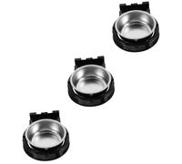 PRETYZOOM 3 Pièces Cendrier Mural Acier Inoxydable pour Maison Bar Design Compact pour Réduits Facile