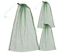 PRETYZOOM 3 pièces de Filet Léger avec Cordon de Serrage de Rangement Pliable pour Filet Poisson Portable Matériel pour Collecte de Poissons Couleur Aléatoire Couleur Aléatoire