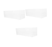 PRETYZOOM 3 Pièces Organisateur Mural de sous Vêtements Rangement Suspendu Perçage pour Armoire Boîte de Rangement Transparente