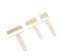 PRETYZOOM 3 pièces Outils de Pâtisserie à Pâte avec Picots Découpeur de Pâte et Perforateur pour Crusts de Gâteaux Cookies et Accessoire de Cuisine Pratique pour Boulangerie à