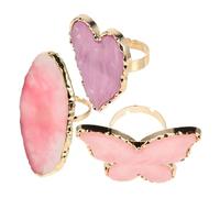 PRETYZOOM 3 pièces Palette de Mélange pour Nail Art Résine Anneaux Palette Vernis Manucure Accessoire Peinture Ongles Création Couleurs Personnalisées