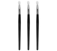 PRETYZOOM 3 pièces Pinceaux Maquillage Silicone pour Yeux et Lèvres Applicateurs Professionnels Réutilisables Anti-gaspillage Surface Résistante à Eau Kit Doux et Facile à Nettoyer