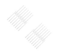 PRETYZOOM 30 Pièces Manchon de Lame pour Couteau, Protection PVC 9,2x0,5 | Blanc, Réutilisable et Ajusté, Réduit L’usure au Rangement, pour Cuisines Pro et Pâtisserie Maison