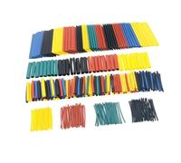 PRETYZOOM 328 pièces Gaine Thermorétractable Plate Protection Câbles Fils Isolante Facile à Couper pour Câblage Électrique