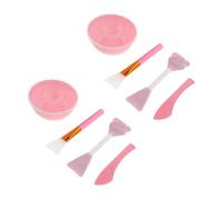 PRETYZOOM 3ensembles Kit De Brosse Nettoyante Silicone Pour Masques Visage Pinceau Applicateur Double Tête Pour Masques à Bol Mélangeur Pour Routine Beauté