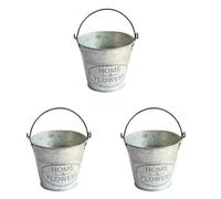 PRETYZOOM 3pièces Seau Rétro pour Séchées Décoration Vintage pour Maison Et Jardin Accessoire Élégant pour Intérieur Et Extérieur