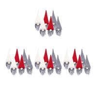 PRETYZOOM 4 Ensembles Ensemble De Bouteille De Vin De Chapeau De Noël Decoration Noel Decoration De Noel Bouteilles Chapeau De Bouteille De Vin De Noël Décor De Vin Décoratif 6 Pièces * 4