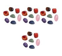 PRETYZOOM 4 Ensembles Joyau Aux Sept Couleurs Bouda Decoration Interieure Décoration Intérieure Bijoux Pierres Et Cristaux Roulés Thérapie Pierres Cristaux Pierres De 7 Pièces * 4